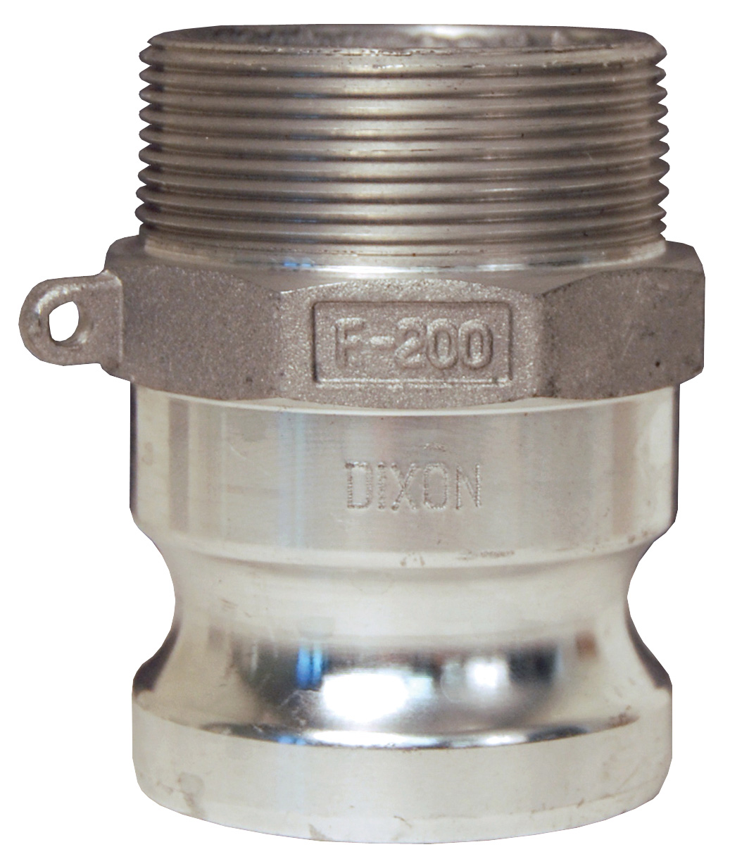 GLOBAL CAM & GROOVE TYPE F ADAPTER X MALE NPT